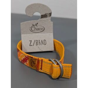 Chaco Z Band Bracelet Tangerine Steps Pattern Adjustable Nylon Cord‎ NWT